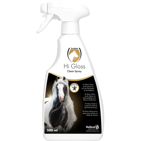 Trockenshampoo für Pferde mit Conditioner, 500 ml – Excellent Horse Hi Gloss Clean Spray