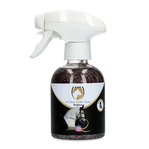 Glitzerspray für Fell, Mähne und Schweif, 250 ml – Excellent Horse Hi Gloss Glitter Spray Rainbow