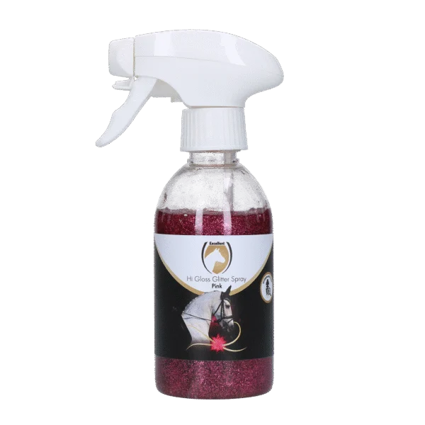 Glitzerspray für Fell, Mähne und Schweif, 250 ml – Excellent Horse Hi Gloss Glitter Spray Pink