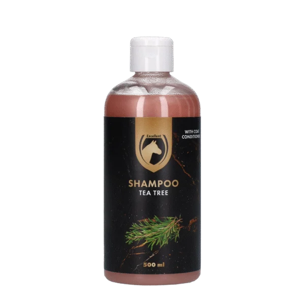 Pferdeshampoo für glänzendes Fell, 500 ml – Excellent Horse Hi Gloss Shampoo Tea Tree