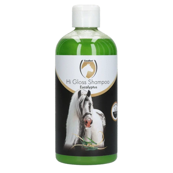 Pferdeshampoo für glänzendes Fell, 500 ml – Excellent Horse Hi Gloss Shampoo Eucalyptus