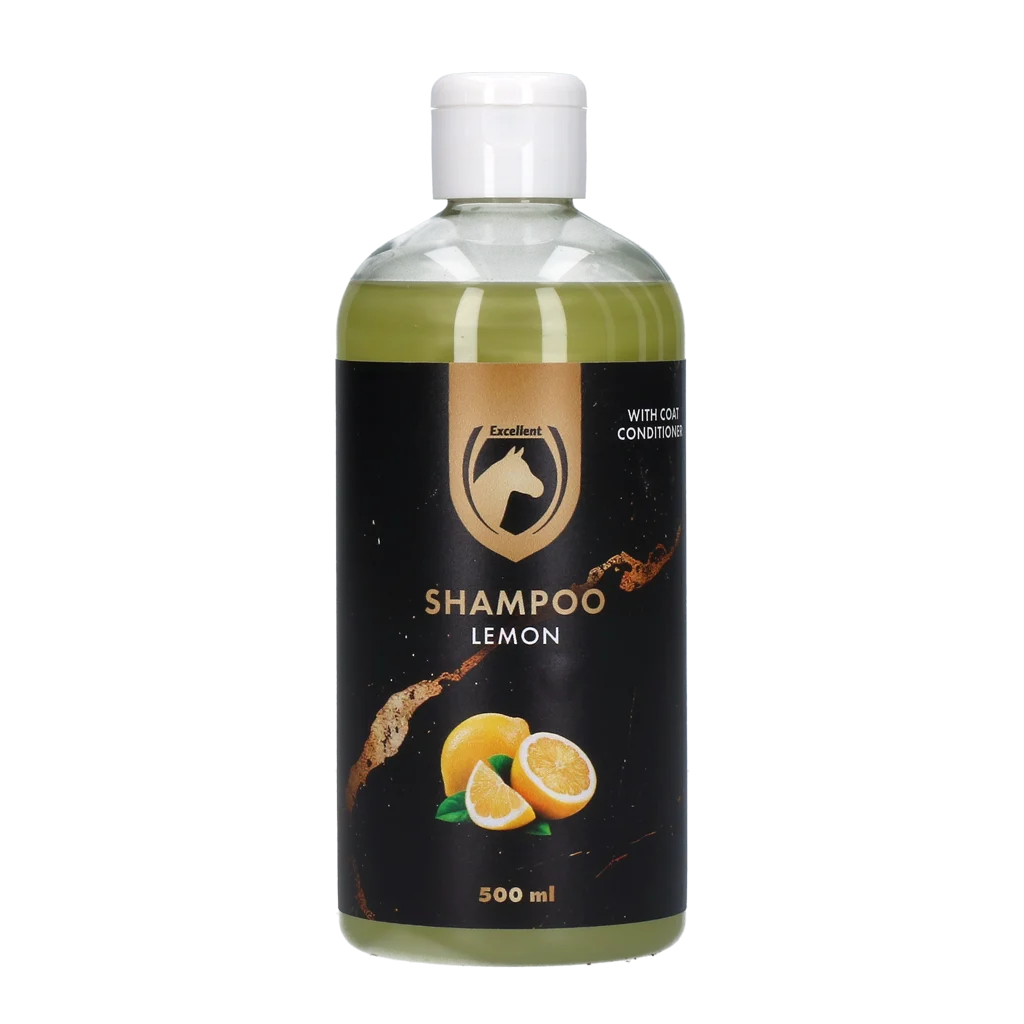 Pferdeshampoo für glänzendes Fell, 500 ml – Excellent Horse Hi Gloss Shampoo Lemon – Bild 1