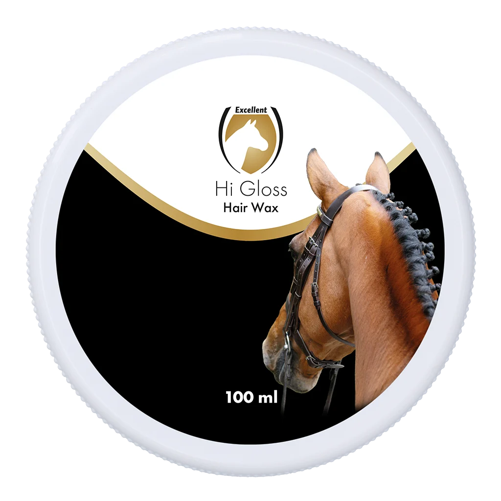 Haarwachs für Mähne und Schweif, 100 ml – Excellent Horse Hi Gloss Hair Wax – Bild 2