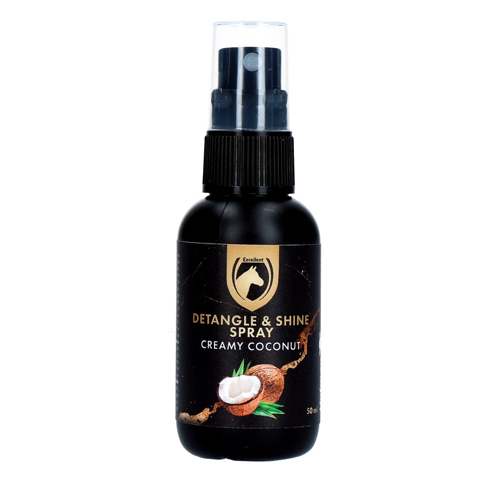 Entwirrspray für Mähne und Schweif, Geschenkset 5 x 50 ml – Excellent Horse Detangle & Shine Spray – Bild 3