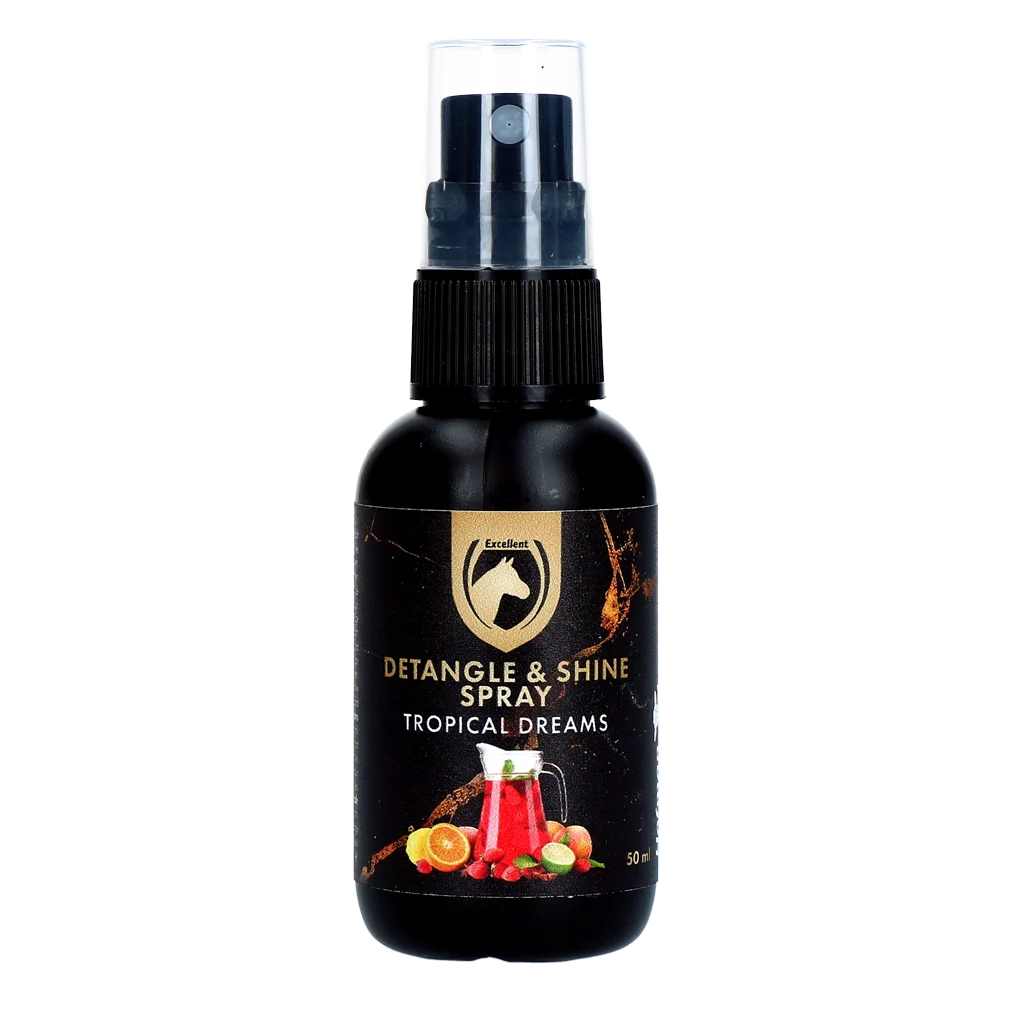 Entwirrspray für Mähne und Schweif, 50 ml – Excellent Horse Detangle & Shine Spray Tropical Dreams – Bild 1