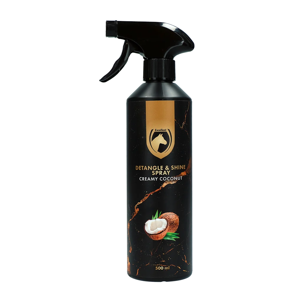 Entwirrspray für Mähne und Schweif, 500 ml – Excellent Horse Detangle & Shine Spray Creamy Coconut – Bild 1