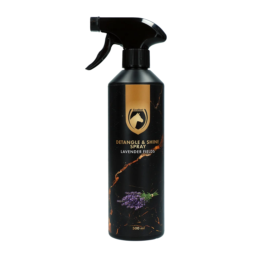 Antiknotenspray für Mähne und Schweif, 500 ml – Excellent Horse Detangle & Shine Spray Lavender Fields – Bild 1