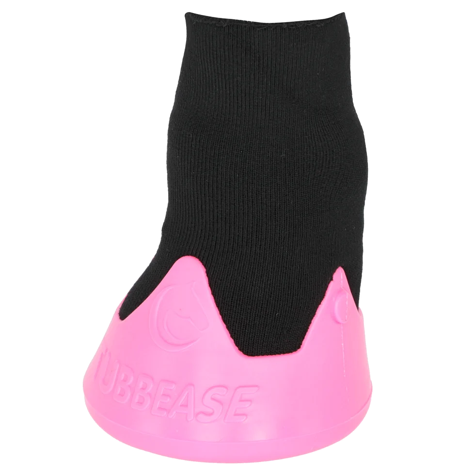 Hufschuh mit Klettverschluss, Rosa, 110 mm – Tubbease – Bild 1