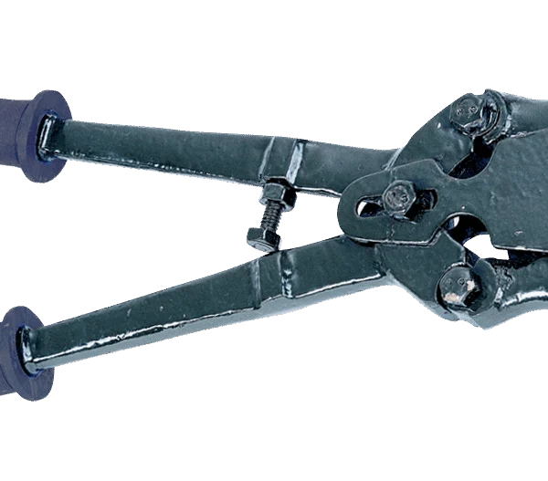 Klauenschere mit Doppelübersetzung und austauschbaren Klingen