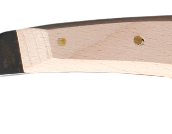 Schmales Hufmesser mit hellbraunem Griff, zusätzlich geschärft VC 321 "L"