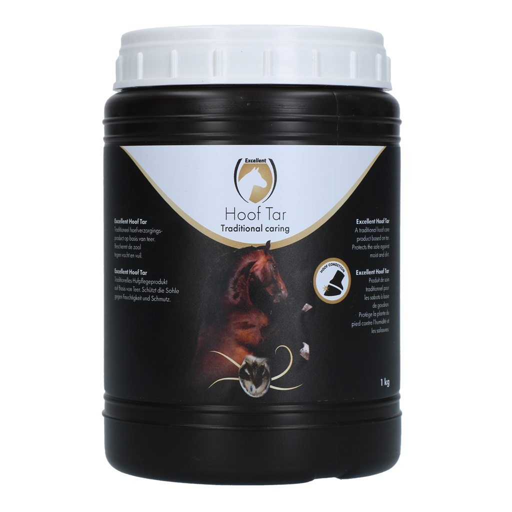 Hoefteer voor Hoefzool en Straal, 1 kg Hufteer für Hufsohle und Strahl, 1 kg