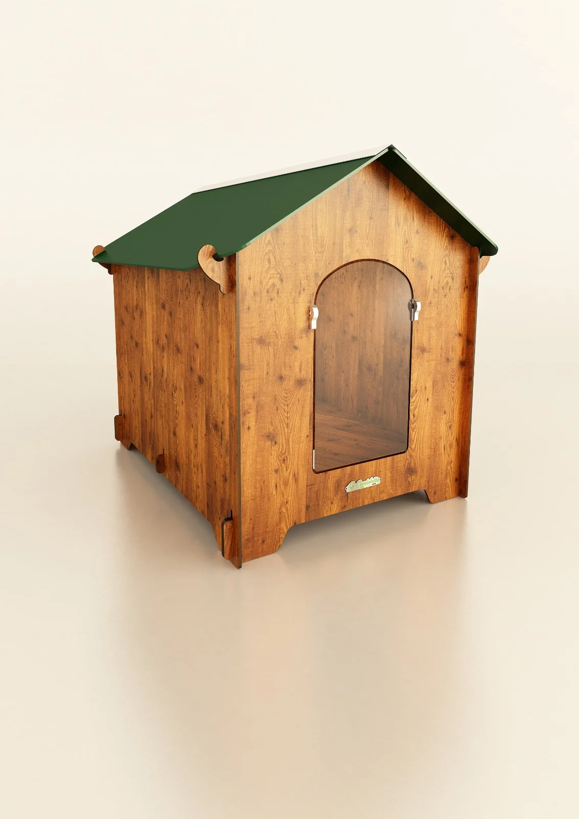 HOND904.jpg Hundehütte XL aus HPL, 95 x 110 x 89 cm – Cucciolotta Classic – Bild 1
