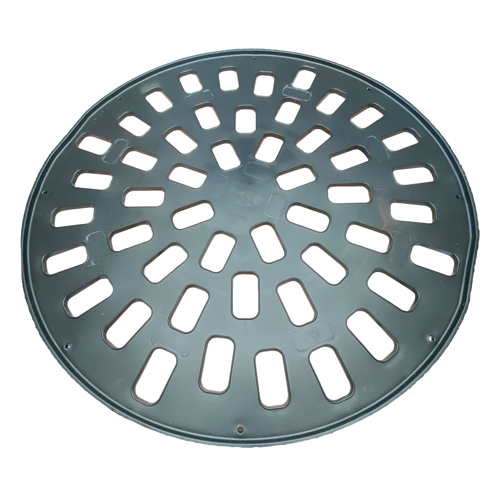 Heuraufen Abdeckung mit 48 Öffnungen, Ø 126 cm – Ok-Plast Hooi Slow Feeder – Bild 1
