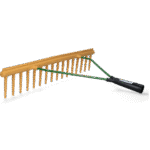 Heuharke mit Abziehkante, 64 cm breit, 16 Zinken, ohne Stiel – Bild 2