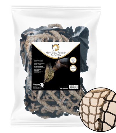 Slowfeeder Heunetz für Pferde, 10 kg, Maschenweite 60/45 mm – Hay Slow Feeder