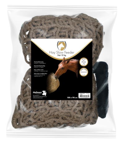 Slowfeeder Heunetz für Pferde, 10 kg, Maschenweite 45 mm – Hay Slow Feeder Net