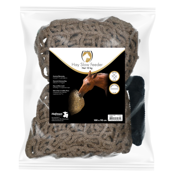 Slowfeeder Heunetz für Pferde, 10 kg, Maschenweite 45 mm – Hay Slow Feeder Net
