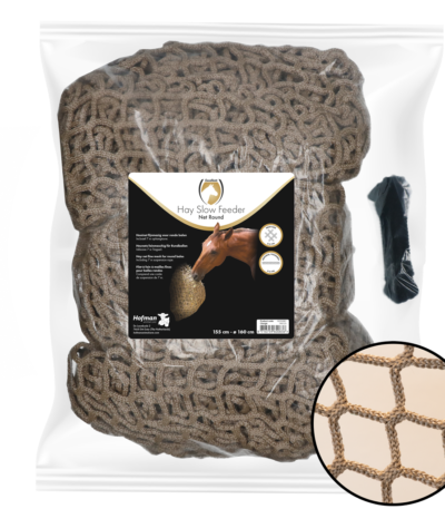 Slowfeeder Heunetz für Rundballen – Hay Slow Feeder