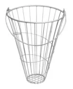 Heuraufe mit Griff aus verzinktem Eisen, 50 cm hoch – Kerbl