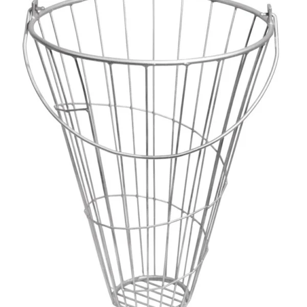 Heuraufe mit Griff aus verzinktem Eisen, 50 cm hoch – Kerbl