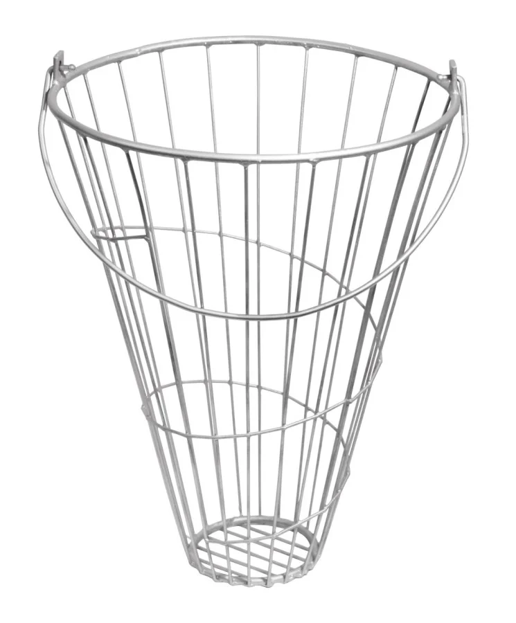 HOOI70280.jpg Heuraufe mit Griff aus verzinktem Eisen, 50 cm hoch – Kerbl – Bild 1