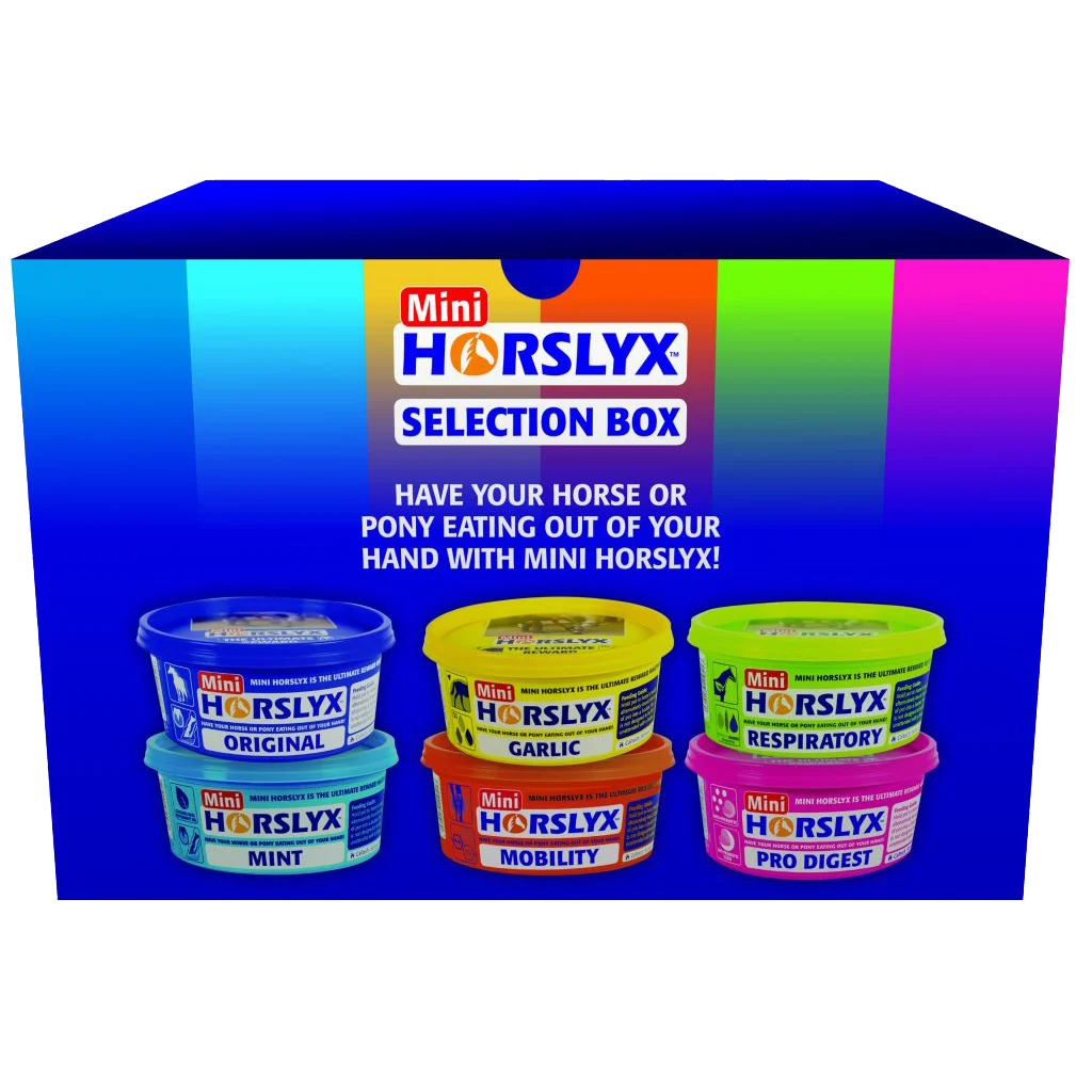 Lecksteine für Pferde als Belohnung, 6 x 650 g – Horslyx Mini Selection Box – Bild 1