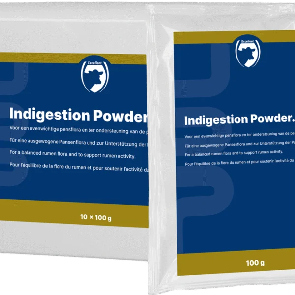 Wiederkäuerpulver für Rinder, 10 x 100 g – Excellent Indigestie Pulver