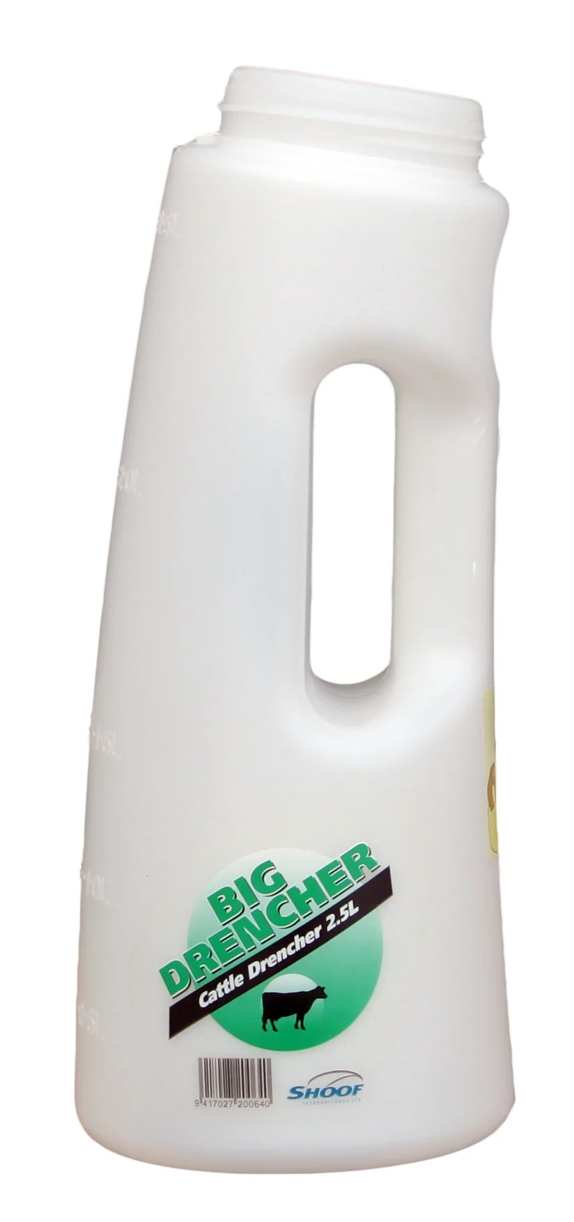 Eingabeflasche Easy Drencher Big für Rinder und Kälber, komplett, 2,5 l, grün – Bild 2
