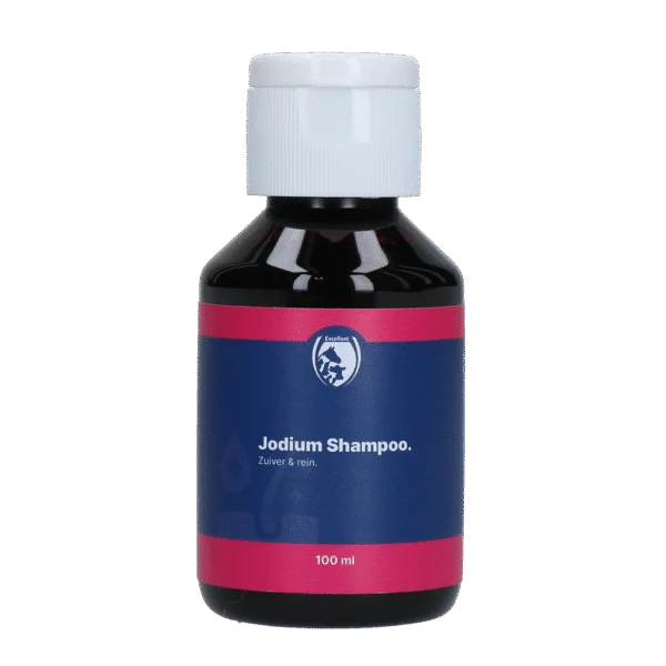 Jod Shampoo für Fell und Haut, 100 ml – Excellent Jodium Shampoo