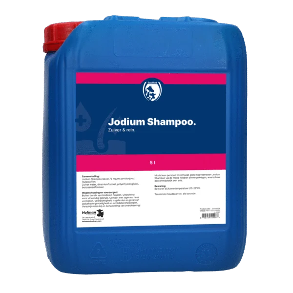 Jodshampoo für Fell und Haut, 5 l – Excellent Jodium Shampoo