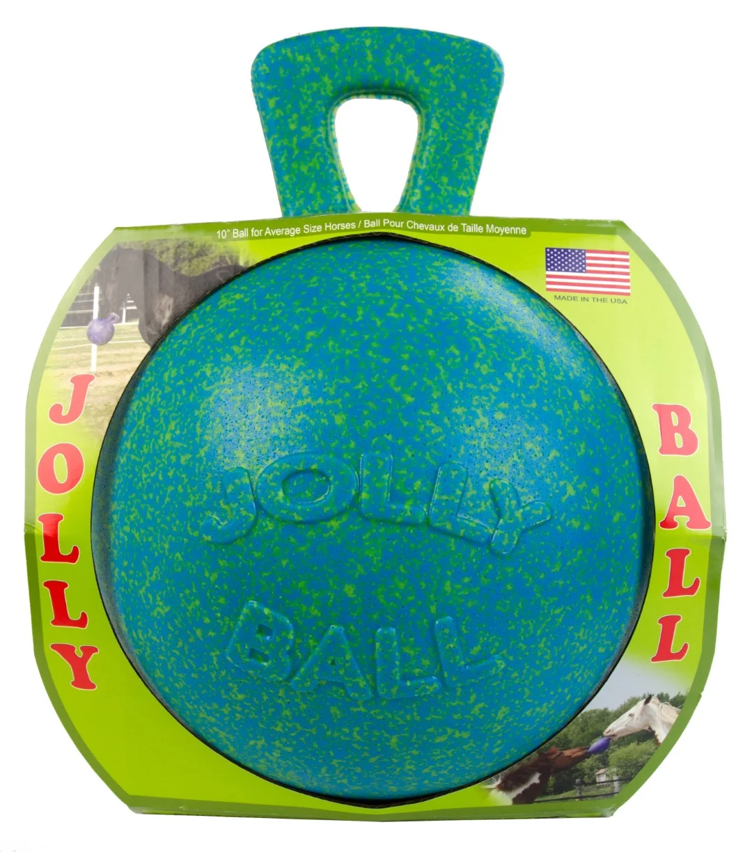 Pferdespielball Ozeangrün mit Apfelduft, 25 cm – Jolly Pets Jolly Ball – Bild 2