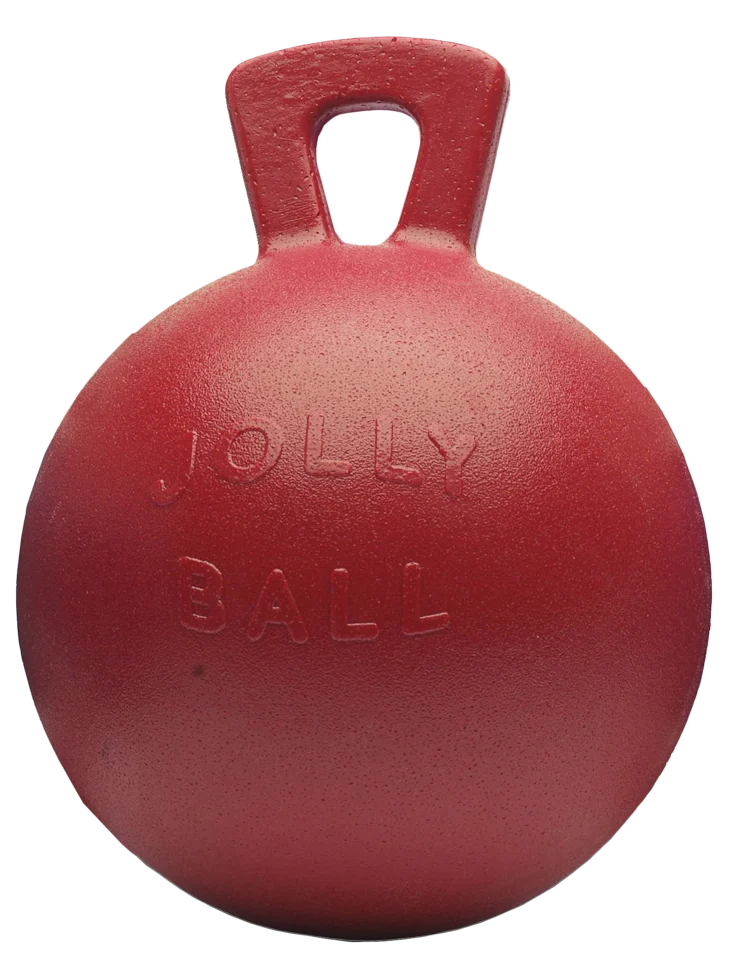 JOLL008B.png Pferdespielball rot, geruchsneutral, 25 cm – Jolly Pets Jolly Ball – Bild 1