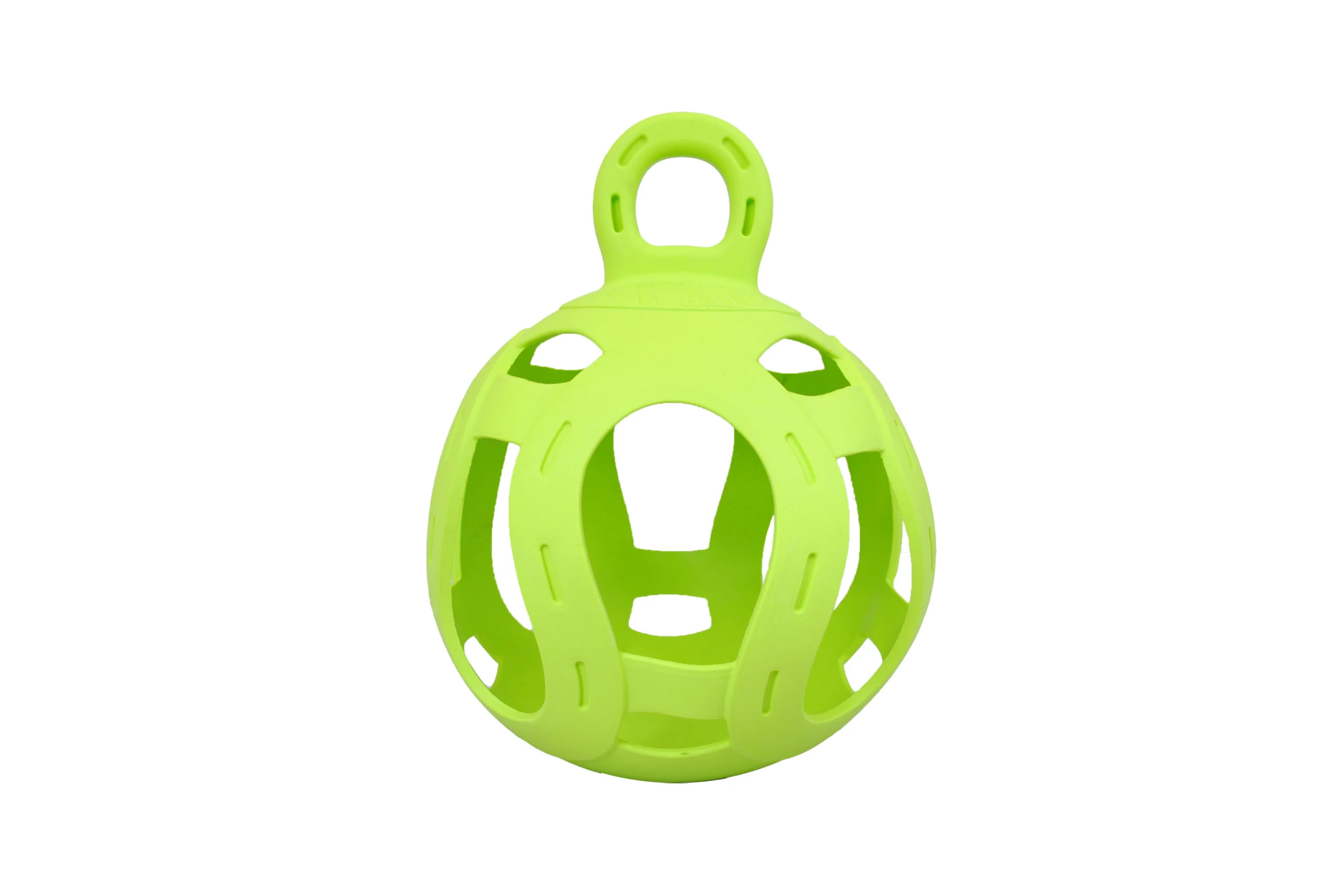 Futterball für Pferde aus flexiblem Gummi, Grün, 20 cm – Jolly Pets Jolly Hay Ball – Bild 1