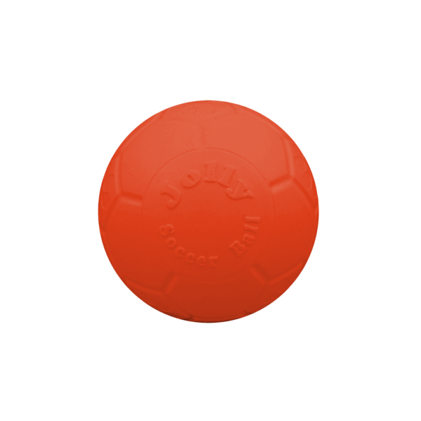 Schwimmender Hundeball Orange, 7,5 cm – Jolly Pets Mini Soccer Ball