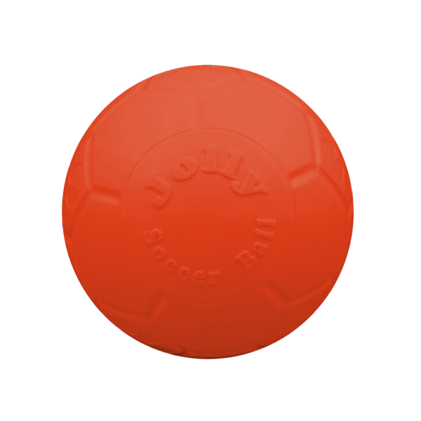 Schwimmender Hundeball Orange, 10 cm – Jolly Pets Mini Soccer Ball