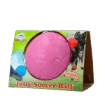 Schwimmender Hundefußball Rosa S, 15 cm – Jolly Pets Soccer Ball