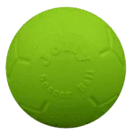 Hundeball zum Apportieren, Grün, 15 cm – Jolly Pets Jolly Soccer Ball – Bild 3
