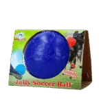 Schwimmender Hundeball Blau, 15 cm – Jolly Pets Soccer Ball