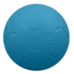 Hundeball zum Apportieren, Hellblau, 15 cm – Jolly Pets Jolly Soccer Ball – Bild 2