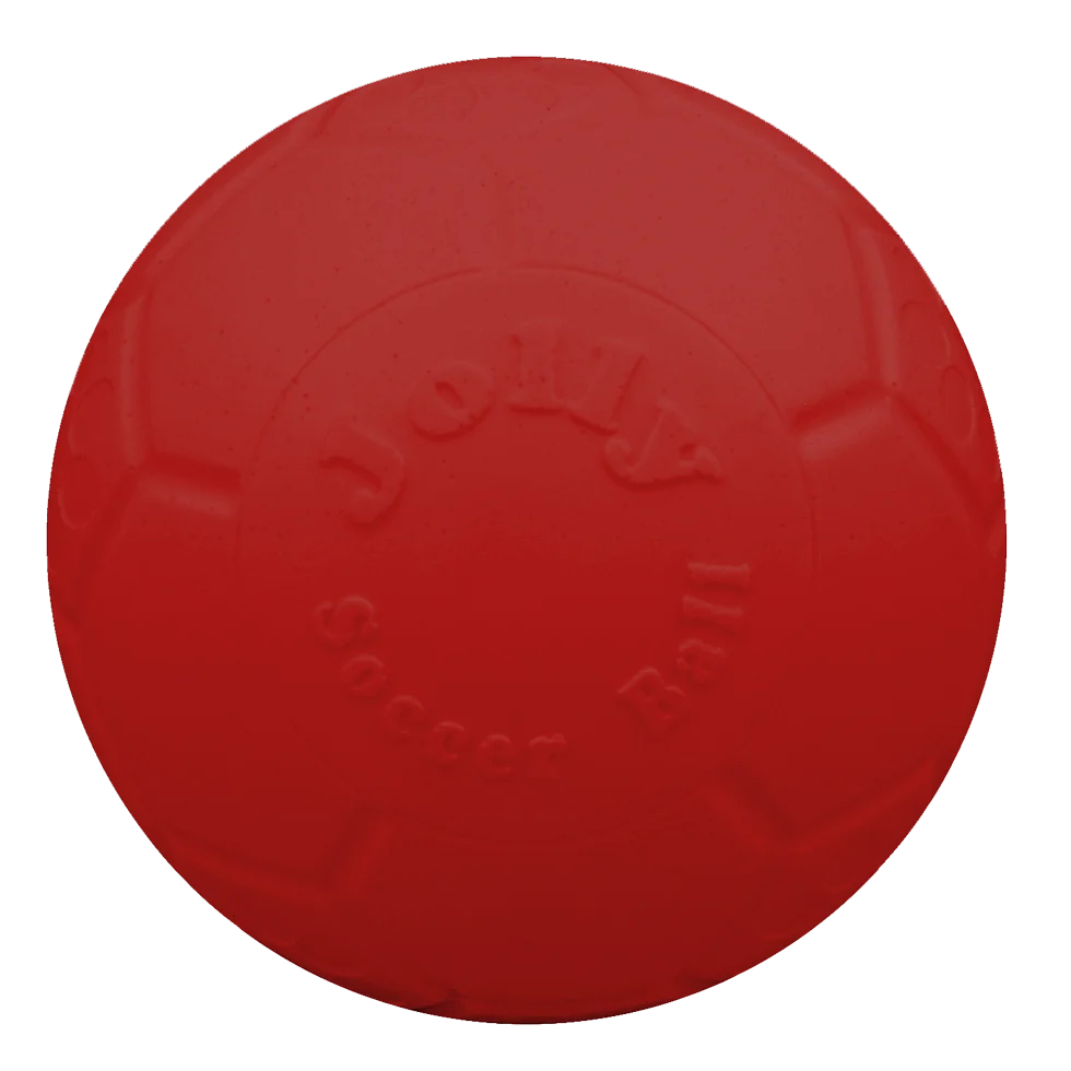 Apportierball für Hunde, Rot, 15 cm – Jolly Pets Jolly Soccer Ball – Bild 2