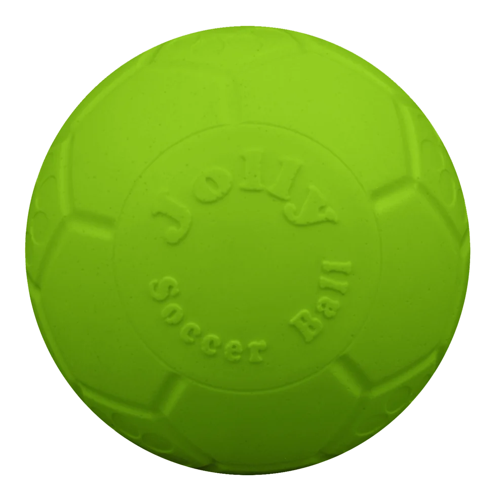Schwimmender Hundeball Grün, 20 cm – Jolly Pets Soccer Ball – Bild 2