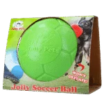 Schwimmender Hundeball Grün, 20 cm – Jolly Pets Soccer Ball