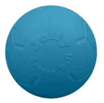 Hundeball zum Apportieren, hellblau, 20 cm – Jolly Pets Jolly Soccer Ball – Bild 2