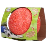 Hundeball zum Apportieren, orange und weiß, 20 cm – Jolly Pets Jolly Soccer Ball