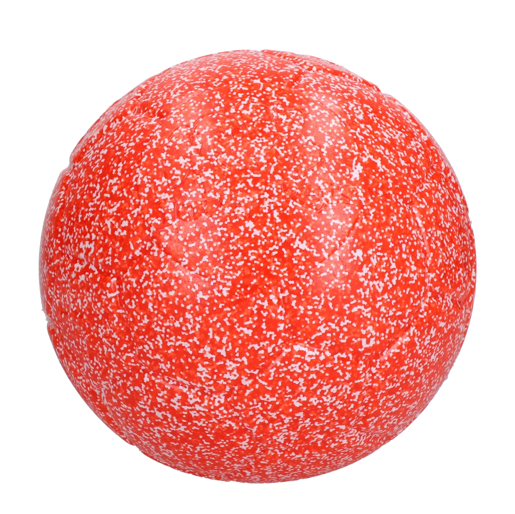 Hundeball zum Apportieren, orange und weiß, 15 cm – Jolly Pets Jolly Soccer Ball – Bild 2