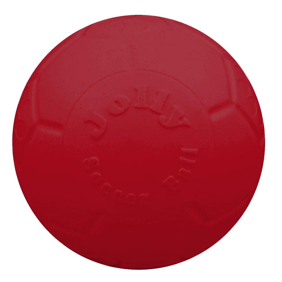 Apportierball für Hunde, Rot, 20 cm – Jolly Pets Jolly Soccer Ball – Bild 2