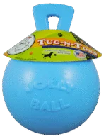 Schwimmender Hundeball Blaubeere M (15 cm) – Jolly Pets Tug-n-Toss