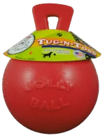 Schwimmender Hundeball Rot XL (25 cm) – Jolly Pets Tug-n-Toss