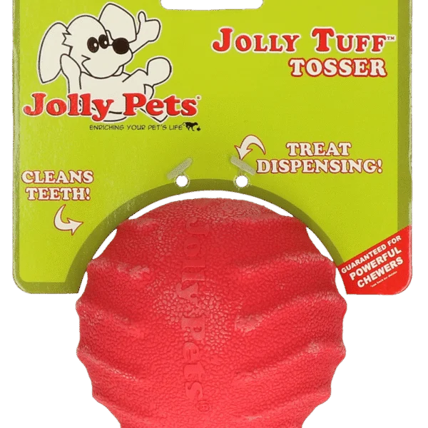 Belohnungsspielzeug aus Gummi für Leckerlis S, 7,5 cm – Jolly Pets Tuff Tosser
