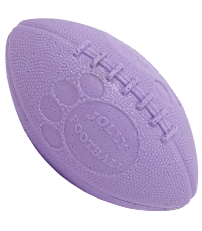 Rugbyball für Hunde, Helllila, 22 x 12 cm – Jolly Pets Football